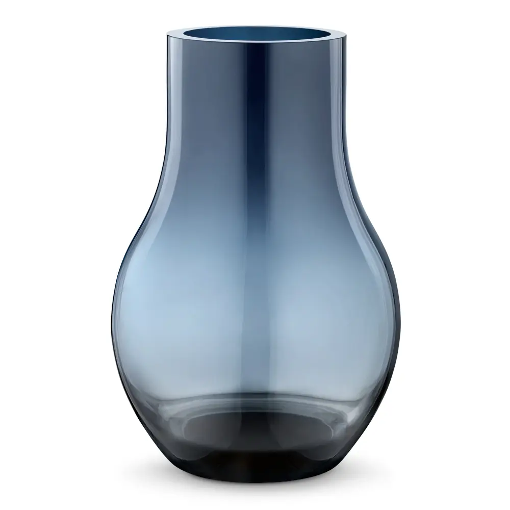 Cafu vase 30 cm blå