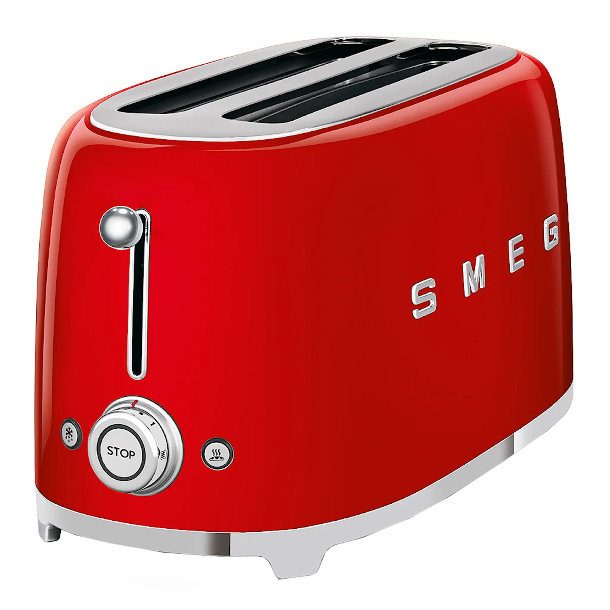 SMEG Smeg 50's Style Leivänpaahdin 4 viipaletta Punainen