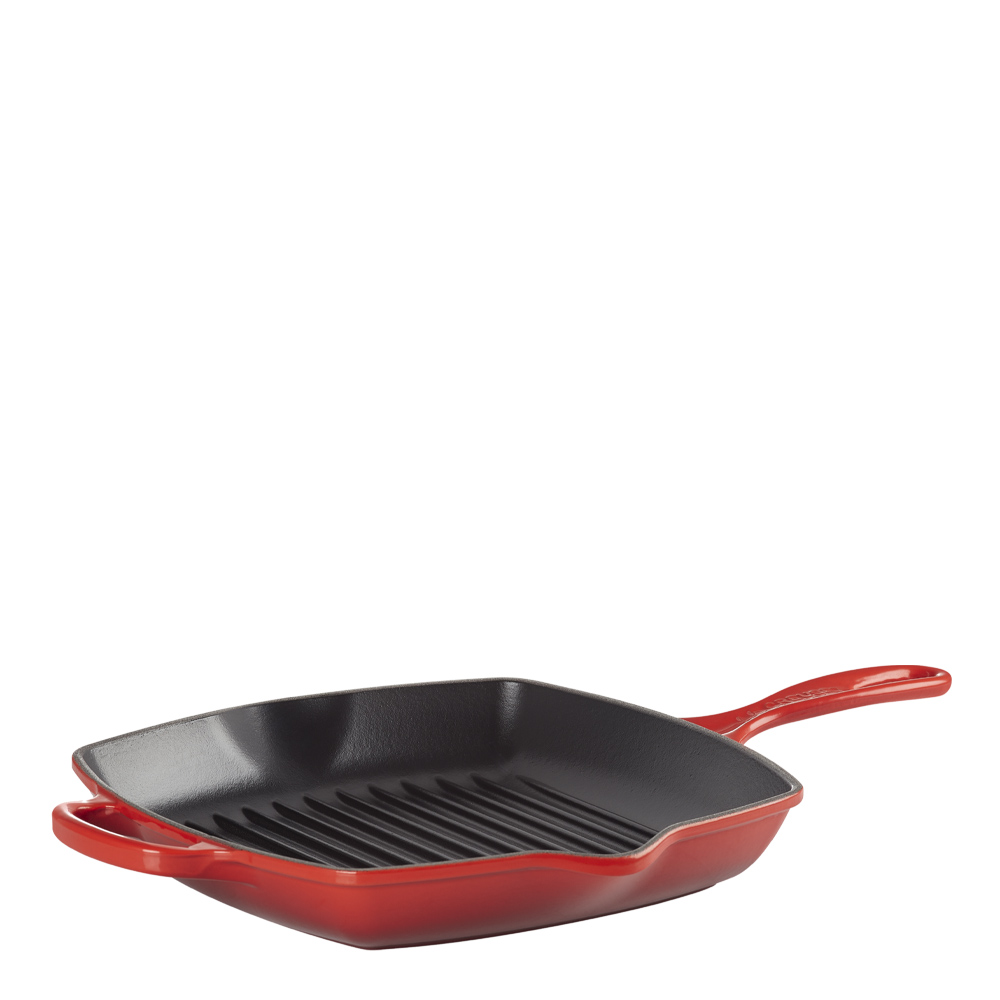 Le Creuset – Signature Grillpanna Kvadratisk 26 cm Cerise