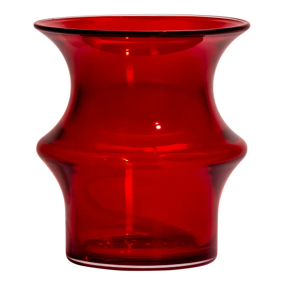 Pagod vase 167 mm rød
