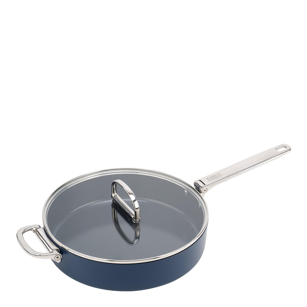 Joseph Joseph - Cookware sautépanna med lock 28 cm midnight blue