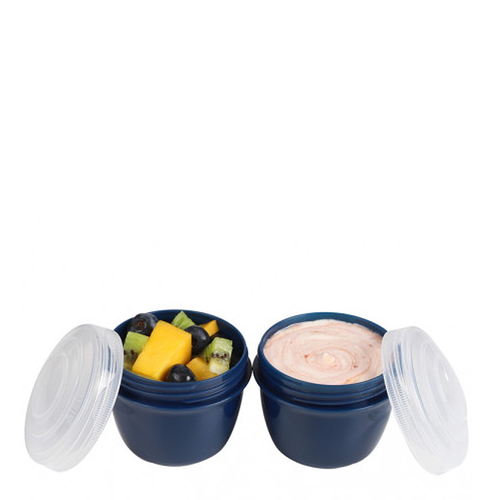 Sistema - Renew Yogurtburk 2-pack 150 ml Mörkblå