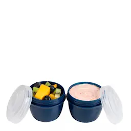 Sistema Renew Yogurtburk 2-pack 150 ml Mörkblå