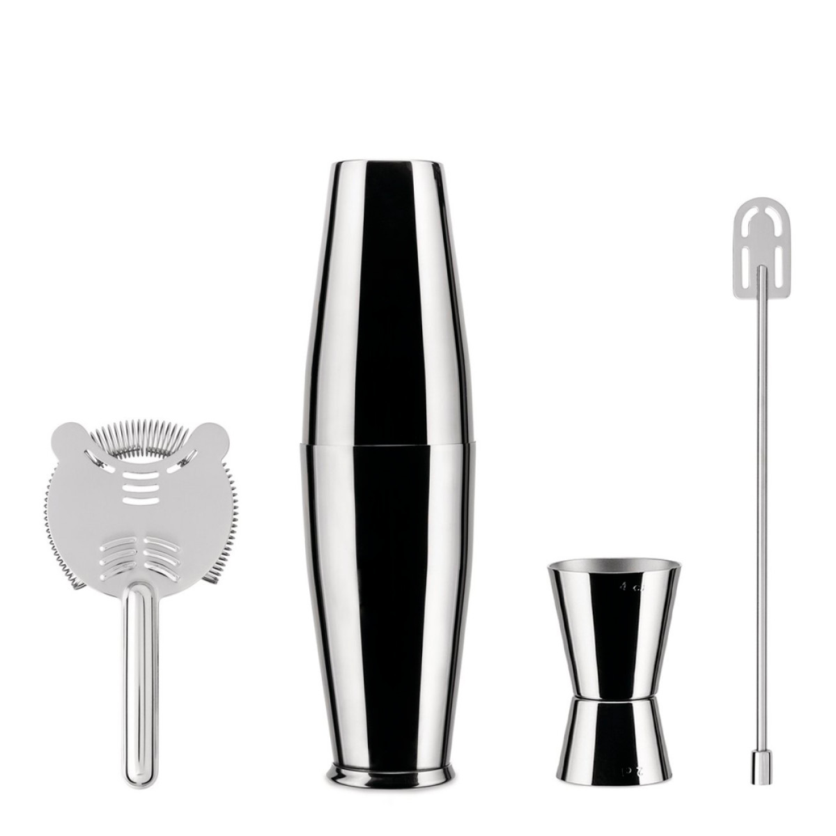 Alessi – Alessi Boston Shakerset 4 delar Rostfri