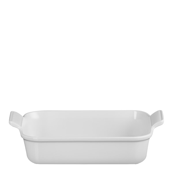 Heritage ugnsform rektangulär 26 cm white