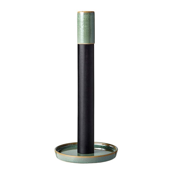 Hushållspappershållare Stengods 28 cm Grön