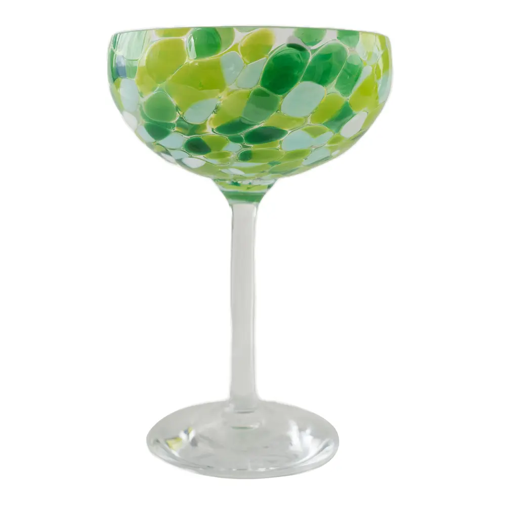 Swirl champagneglass 22 cl grønn