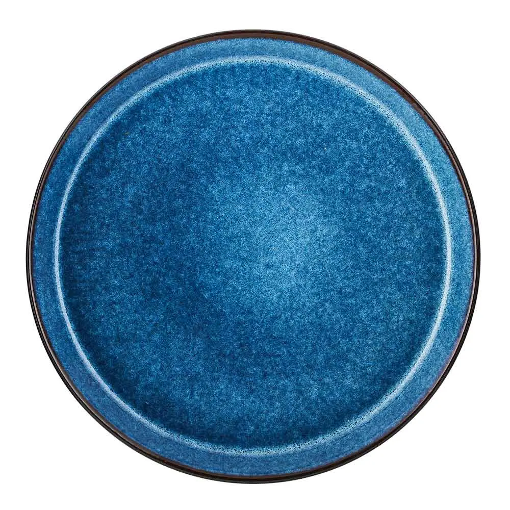 Gastro tallerken 27 cm svart/blå