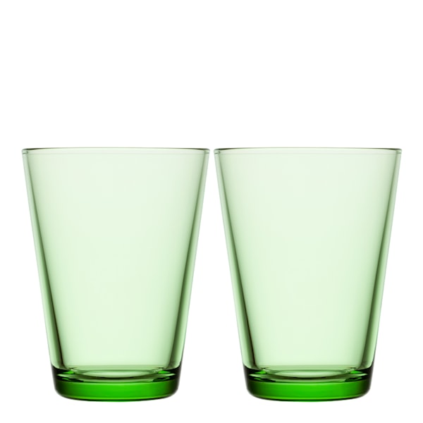 Kartio glas 40 cl 2-pack äppelgrön