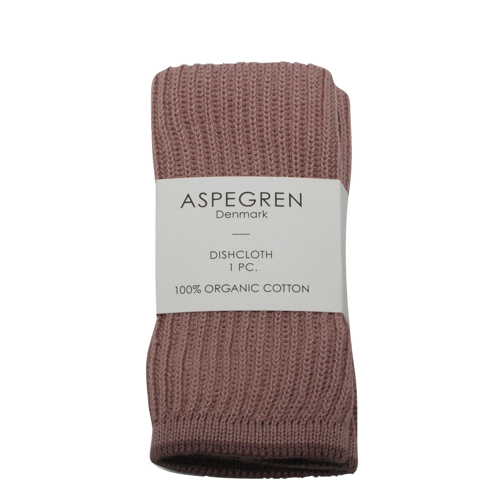 Aspegren – Ripple disktrasa stickad 26×26 cm mauve