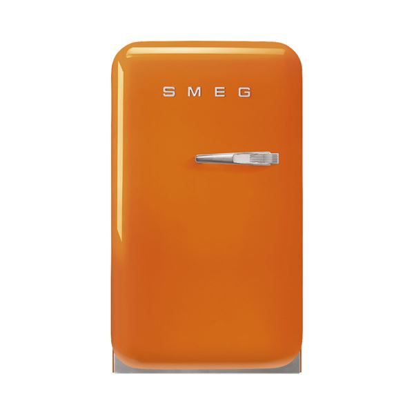 Läs mer om Smeg - Smeg Minibar FAB5L Vänsterhängd Orange