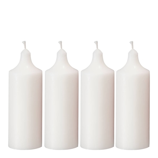 Kupé 11 cm 4-pack vit odoppad