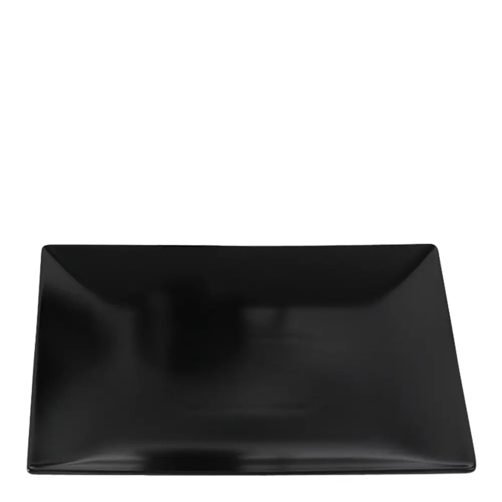 Quadro tallerken 21x21 cm svart