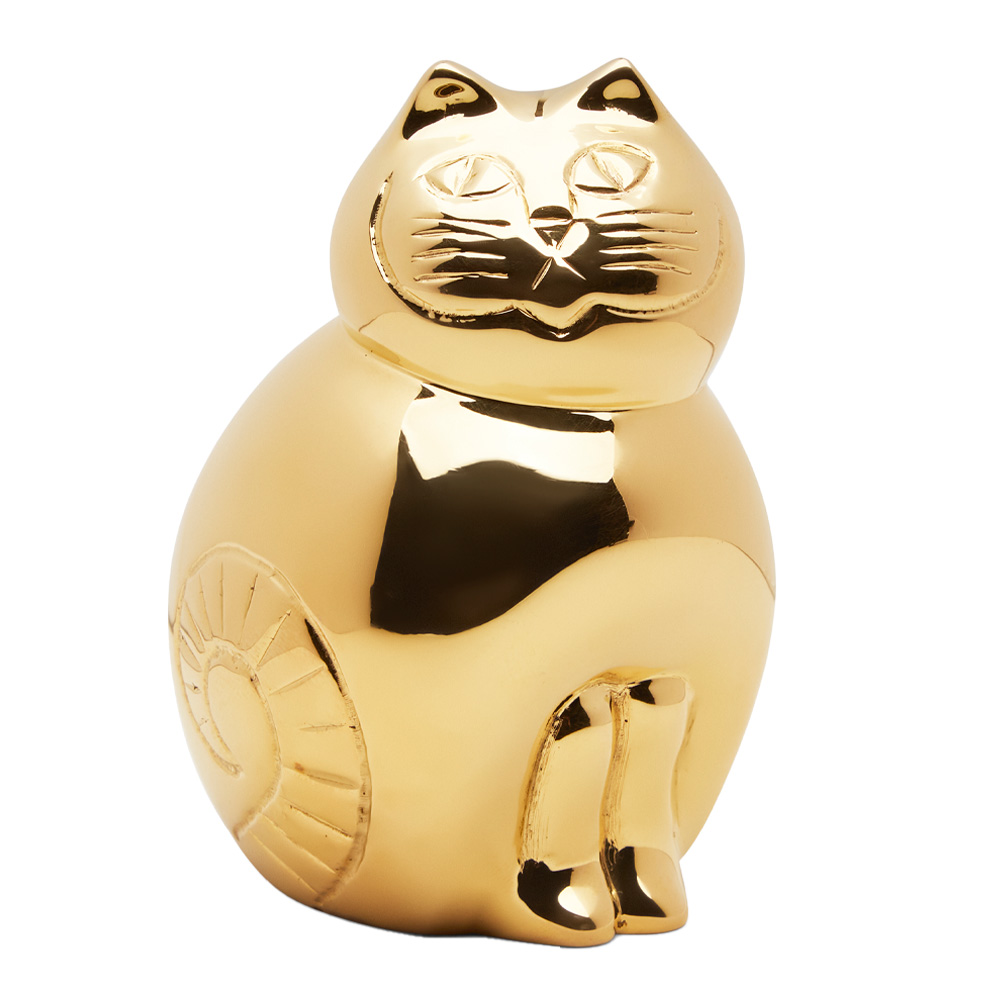 Skultuna – Skultuna x Lisa Larson Katt 8,7 cm Guld