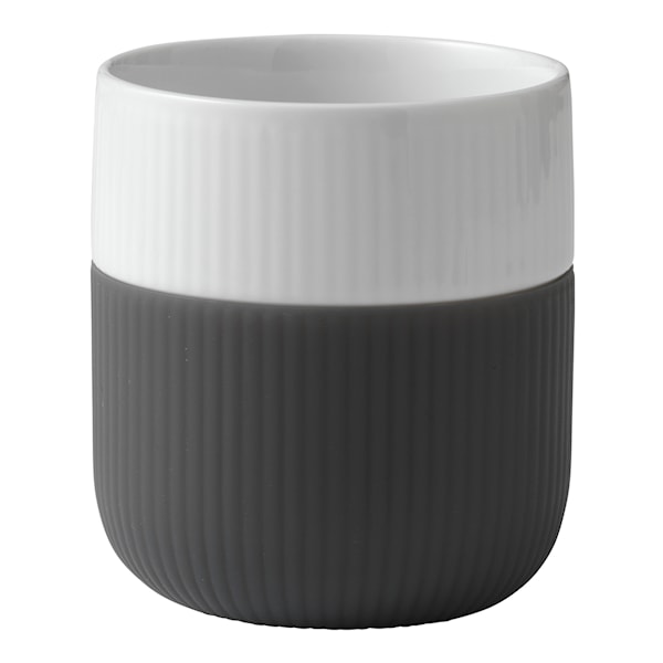 Fluted Contrast Mugg 35 cl Antracit