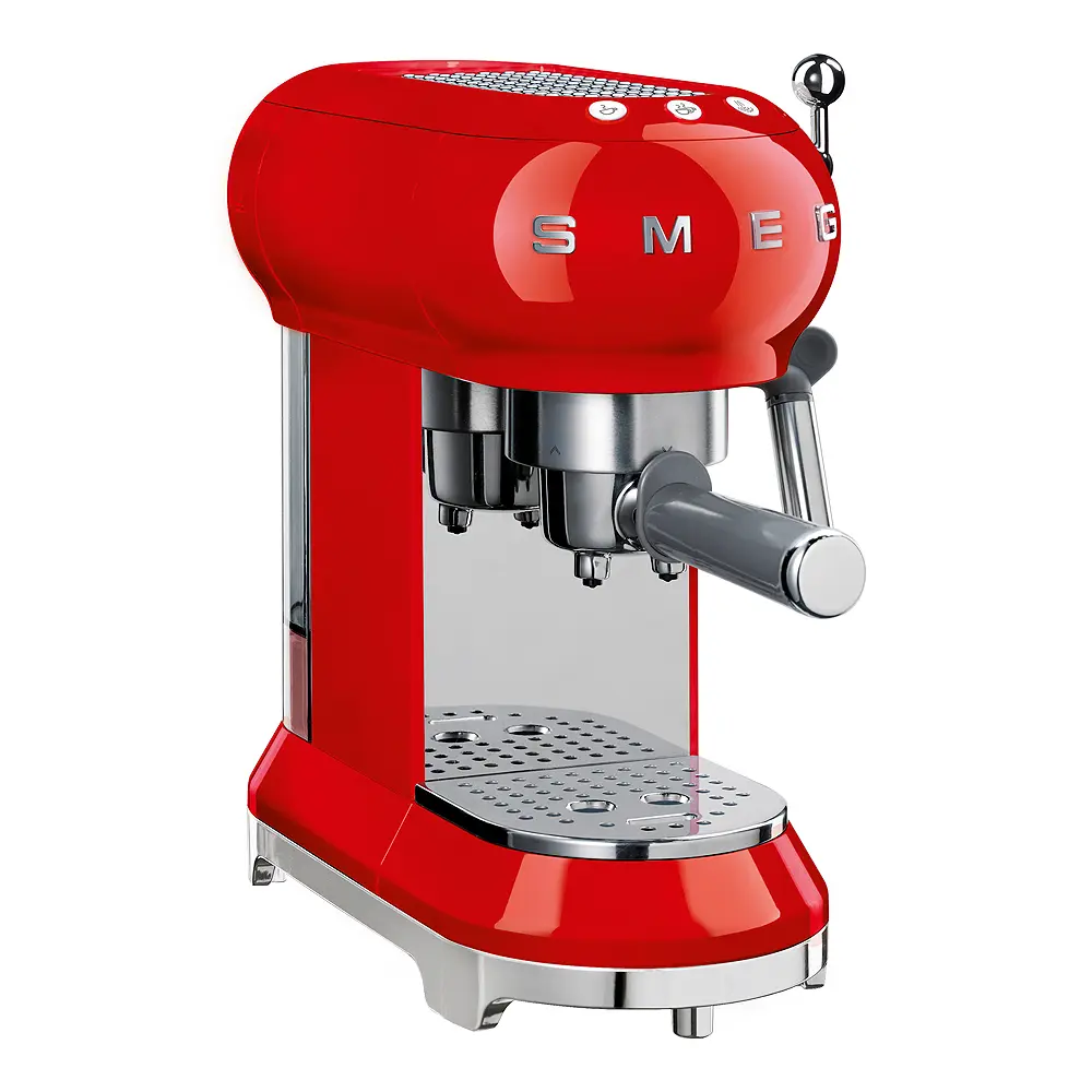 Smeg 50's Style Espressokone Punainen