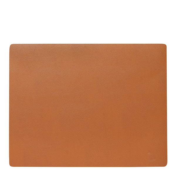 Leather Serene Square Bordstablett L 35x44 cm Nature