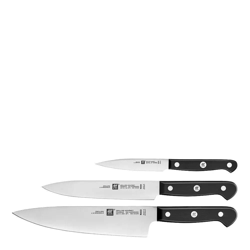 Gourmet knivsett 3 stk skalkniv/filét/kokkekniv