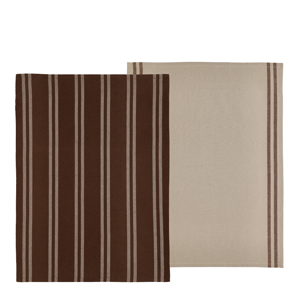 SÖDAHL - Soft Tools Kökshandduk 50x70 cm 2-pack Coffee Brown