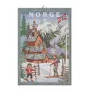 Norge Kökshandduk 35x50 cm Flerfärgad