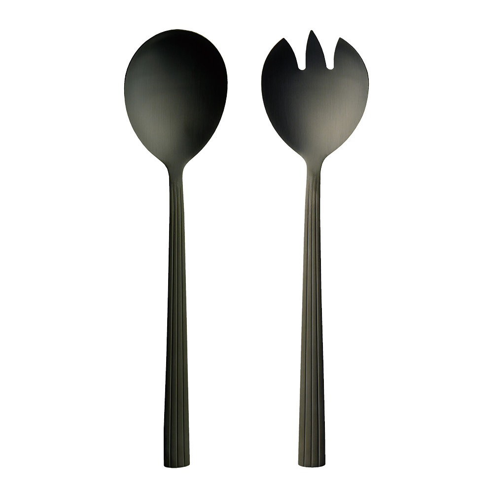 Aida – RAW Cutlery salladsset 2 delar matte black