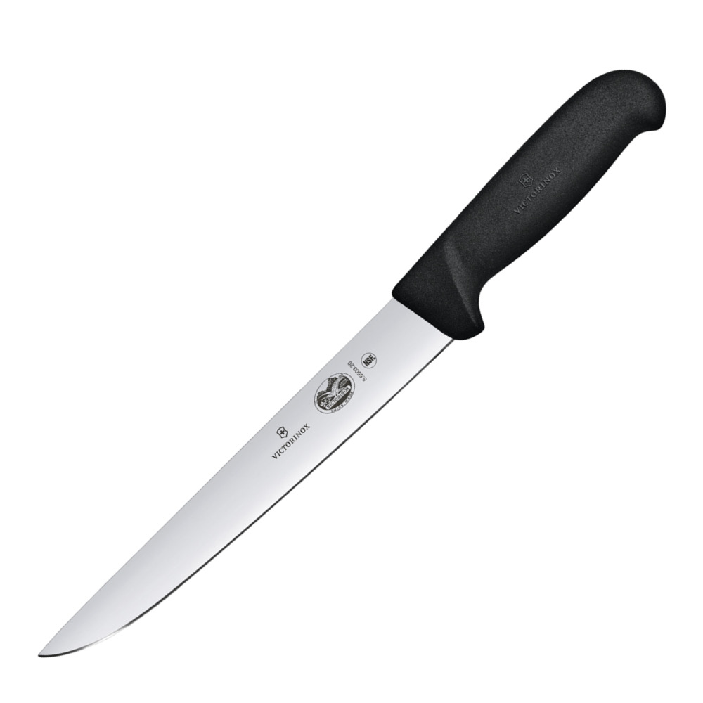 Läs mer om Victorinox - Fibrox styckningskniv 33,8 cm svart