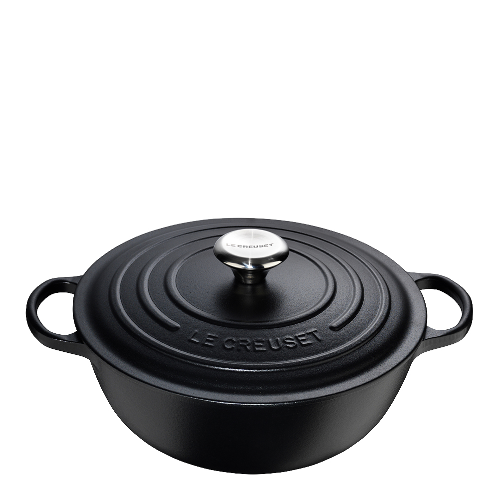 Le Creuset – Gjutjärnsgryta rund 32 cm 7 L Mattblack