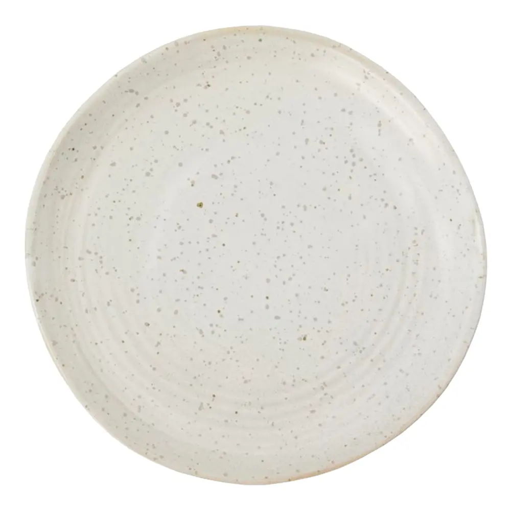 Pion tallerken 16,5 cm grå/hvit