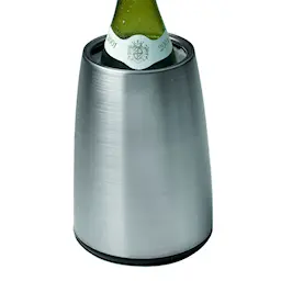 Vacu Vin Active Cooler vinkjøler Elegant sølv/svart