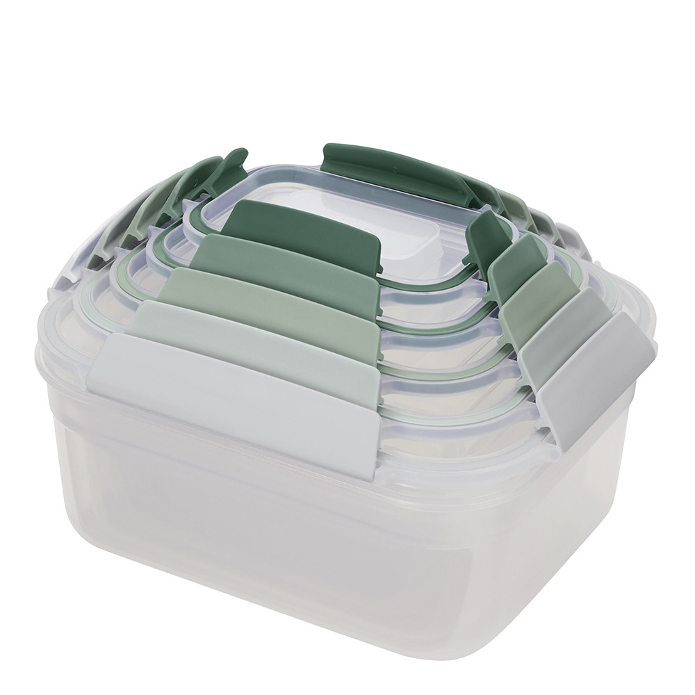 Produktfoto för Joseph Joseph Nest™ Sage förvaring med lock 5 delar, ljusgrön