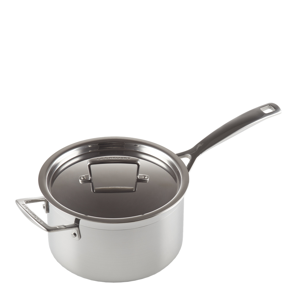 Le Creuset – 3-Ply Kastrull med lock 20 cm 3,8 L