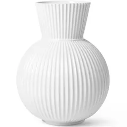 Lyngby Porcelæn Tura vase h34 hvit