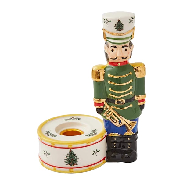 Christmas Tree Nutcracker ljusstake 18 cm