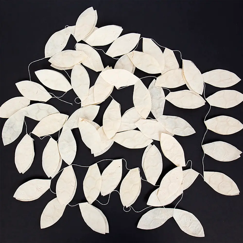 Viirinauha Lehdet 235 cm Valkoinen
