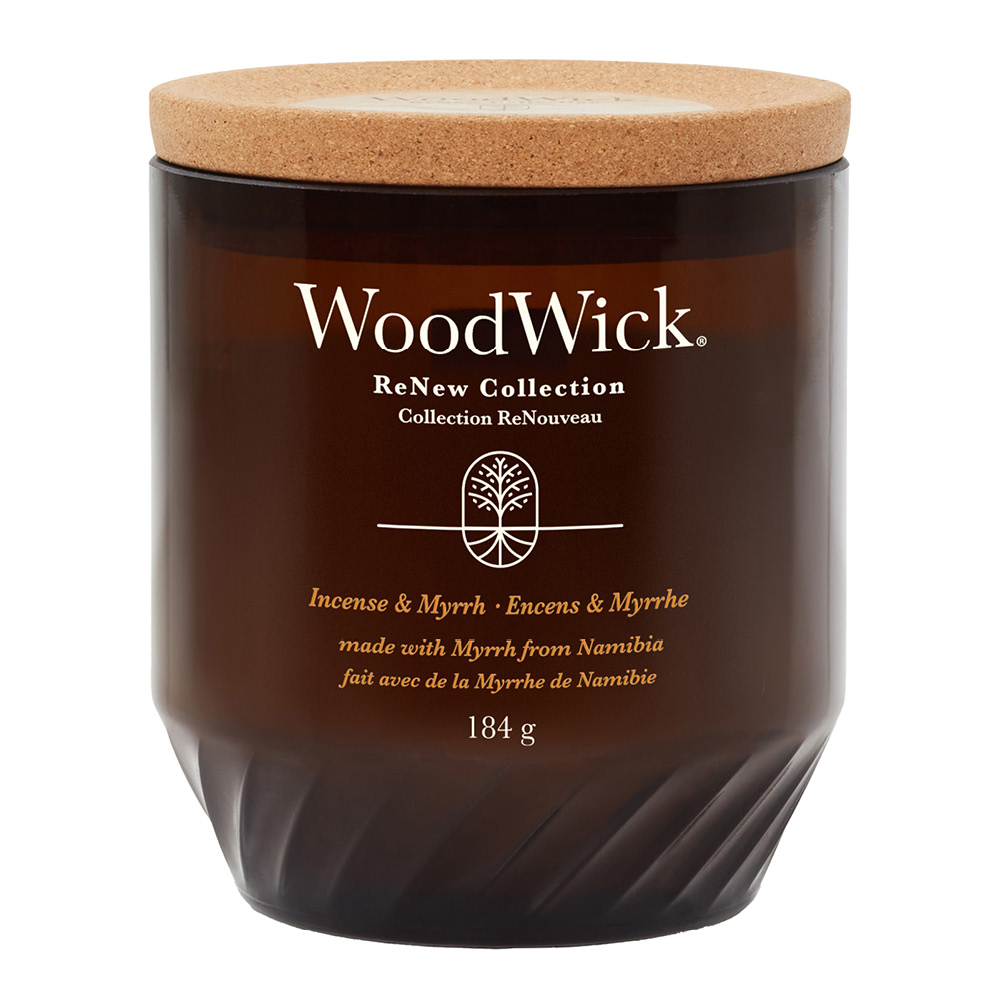 Läs mer om WoodWick - Renew doftljus medium incense & myrrh