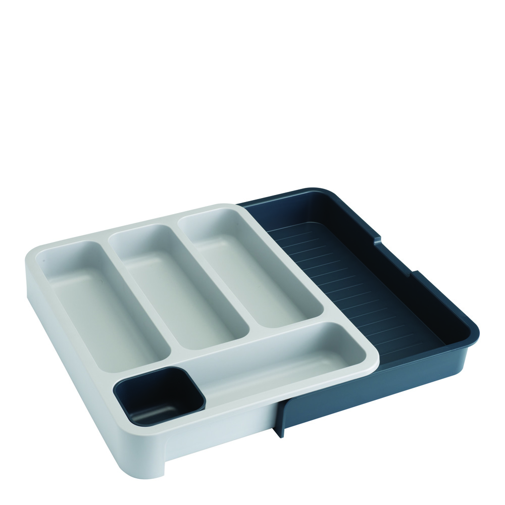 Produktfoto för Joseph Joseph DrawerStore - Bestickfack - 48 x 36.5 x 5.5 cm - grå, mörkgrå