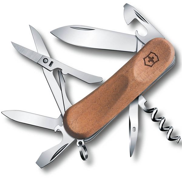 Läs mer om Victorinox - Evolution Wood Fickkniv (14) 85 mm Valnöt