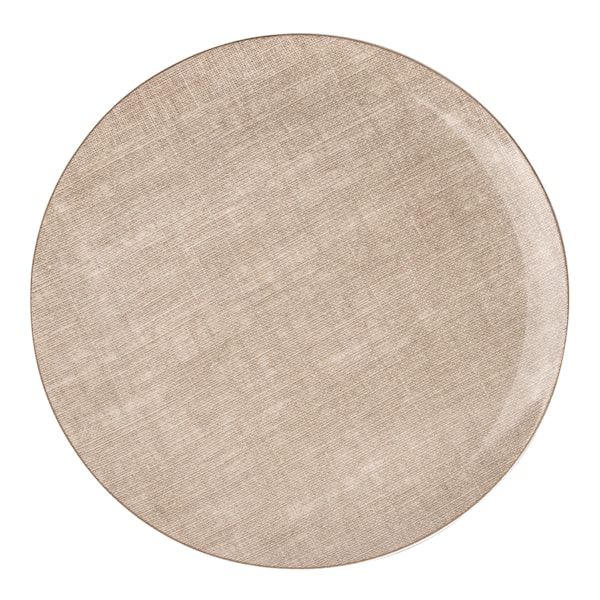 Linen Tallrik 27 cm Beige