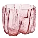 Crackle Vas 17 cm Pink