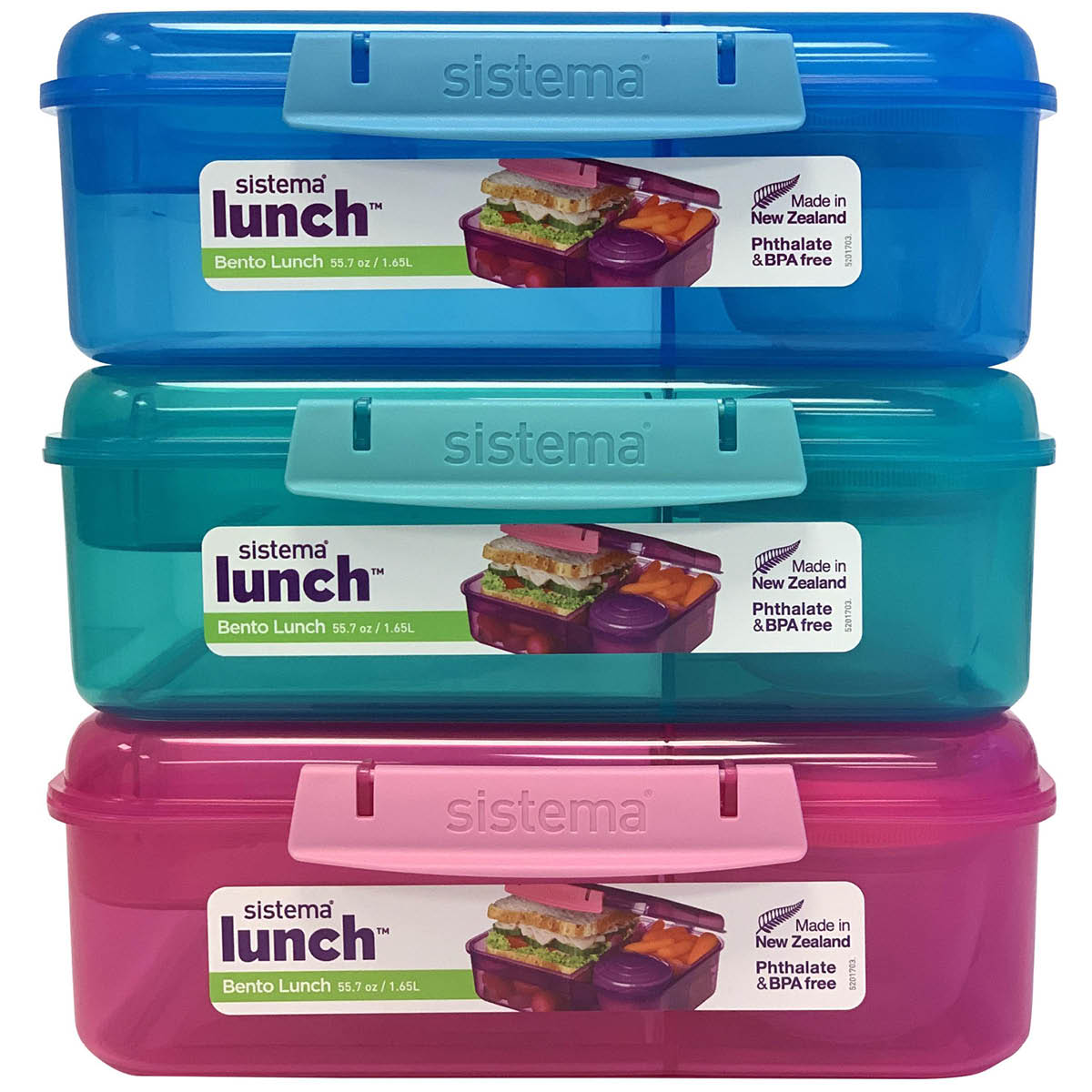 Sistema - Lunch Matlåda Bento 1,65L Assortert