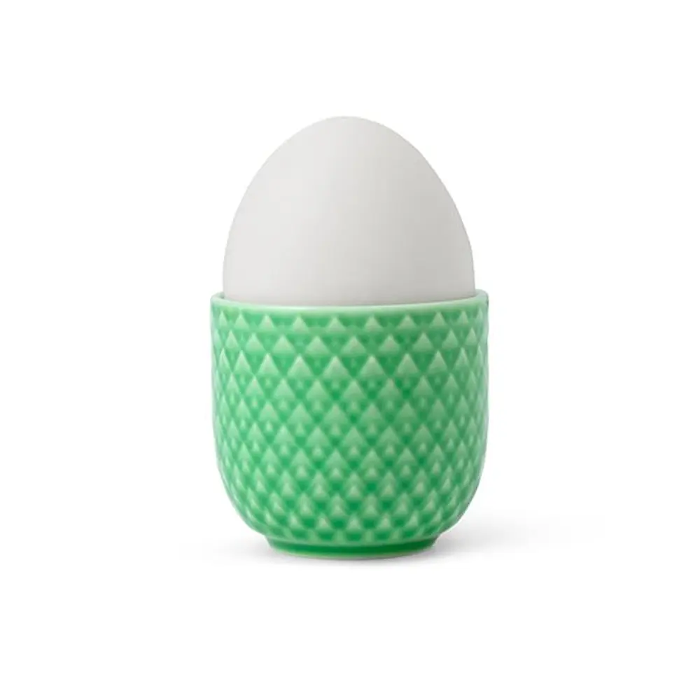 Rhombe Color eggeglass 5 cm grønn