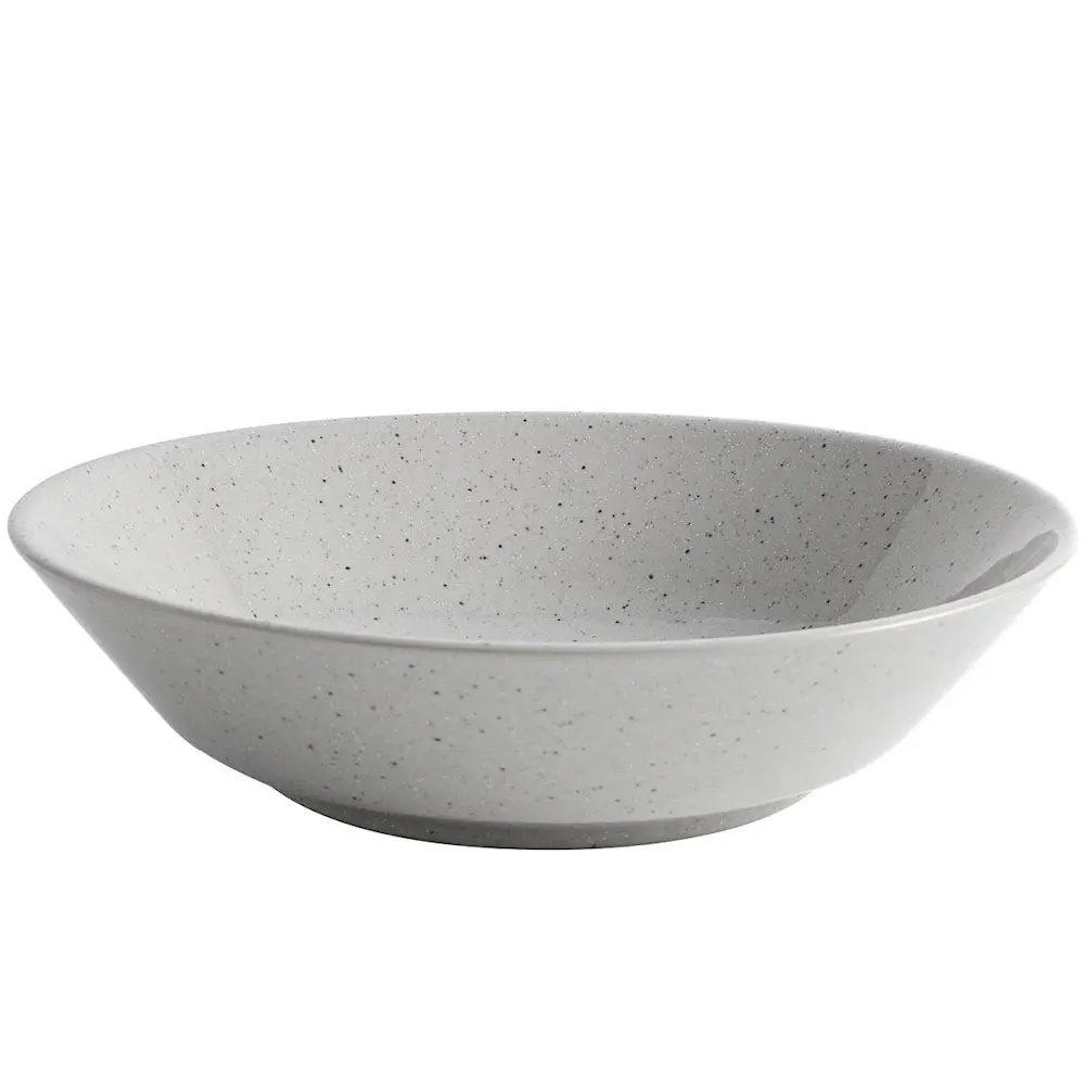 Granite White pastatallerken 25,5 cm lys grå