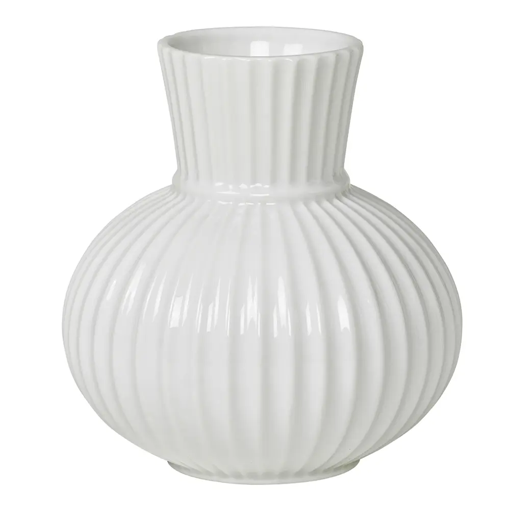 Tura vase 14,5 cm porselen hvit