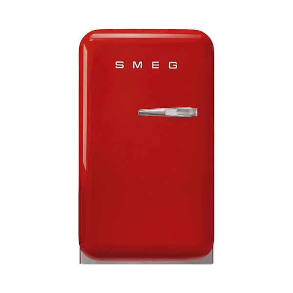 SMEG - Minibar Fab5L Vänsterhängd Röd