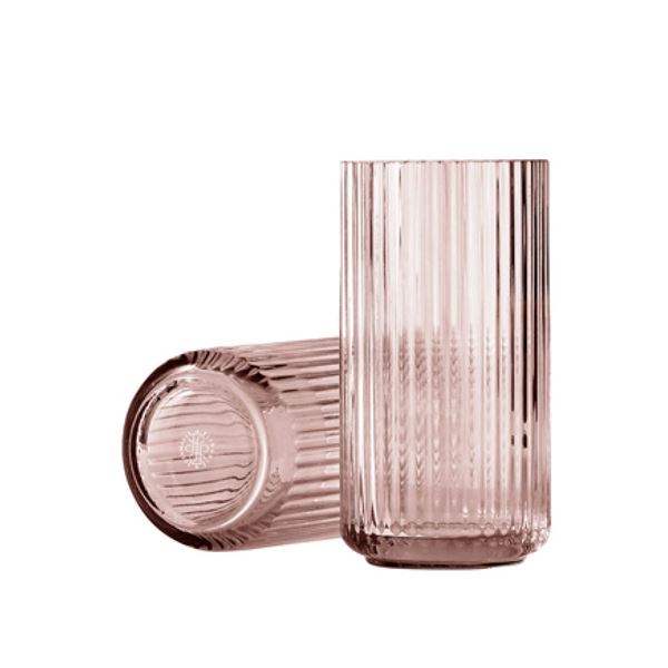 Produktfoto för Lyngby Porcelæn Vas 20 cm., Glas Burgundy