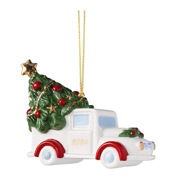 Christmas Classic julgranspynt pick-up 10 cm vit