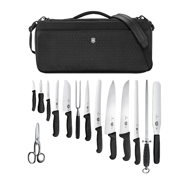 Victorinox knivväska 16 delar svart