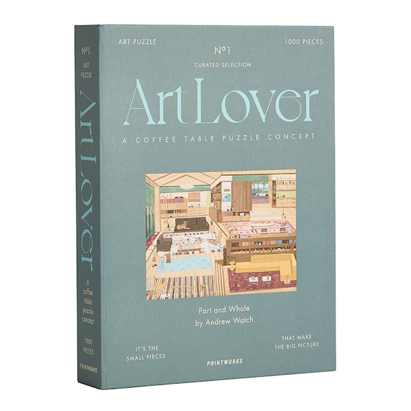 Art Lover Book pussel part and whole 1000