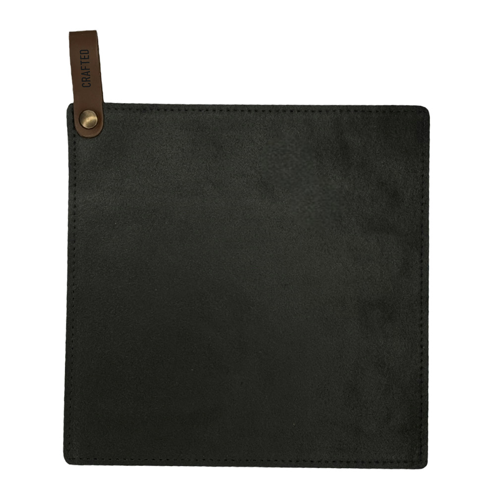 Crafted - Leather Patalappy 21x21 cm Musta