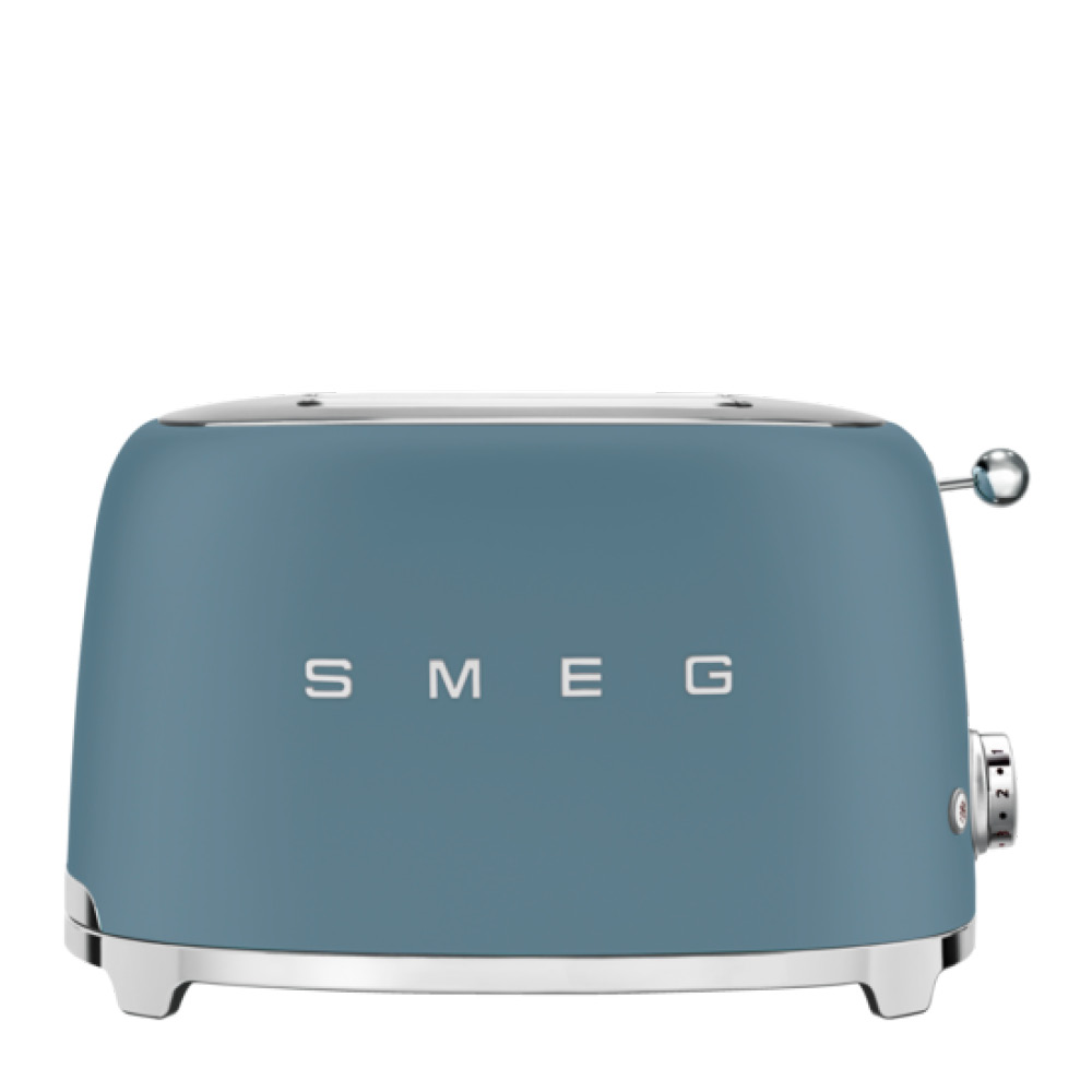 Läs mer om Smeg - Smeg brödrost 2 skivor TSF01 storm blue